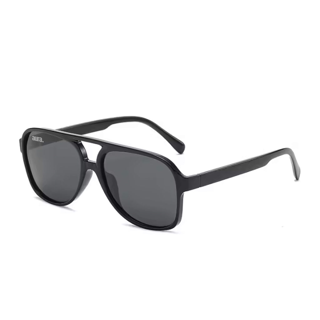 153 Aviator Frames - Black & Black