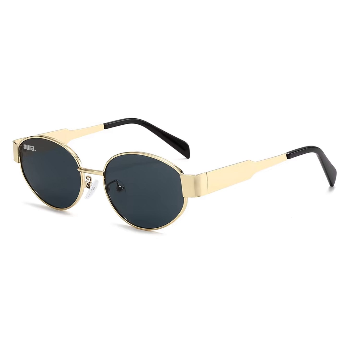 602 Oval Frames - Gold & Black