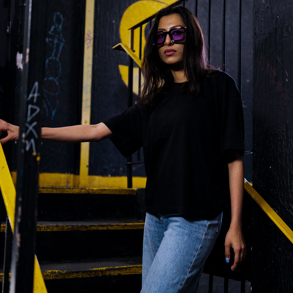 902 Square Frames - Black & Purple
