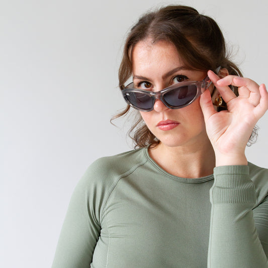 758 Wrap Around - Grey and Black