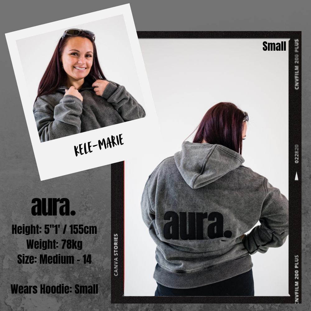 500 Edition Oversized Hoodie - Concrete Fade Back