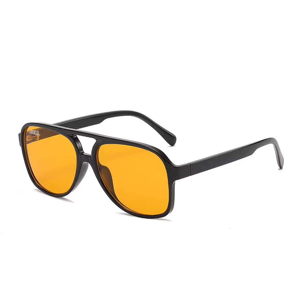 153 Aviator Frames - Black & Orange