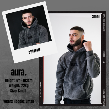 500 Edition Oversized Hoodie - Concrete Fade