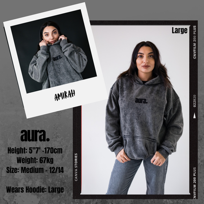 500 Edition Oversized Hoodie - Concrete Fade