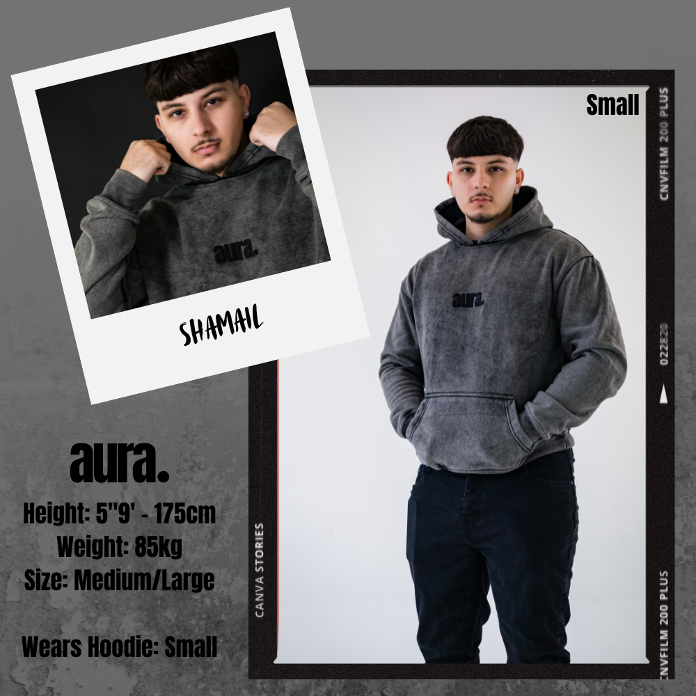 500 Edition Oversized Hoodie - Concrete Fade