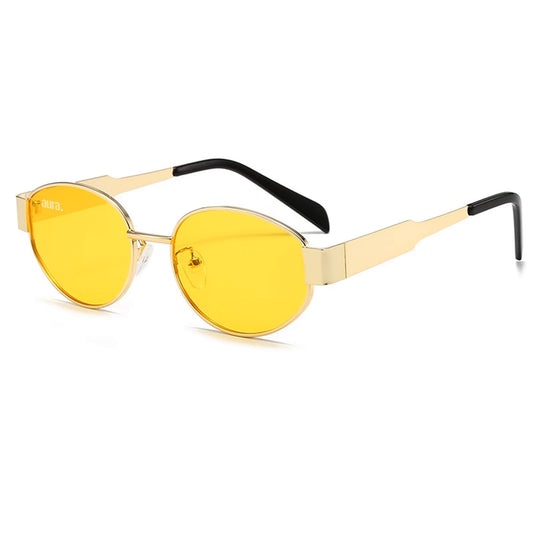 602 Oval Frames - Gold & Yellow