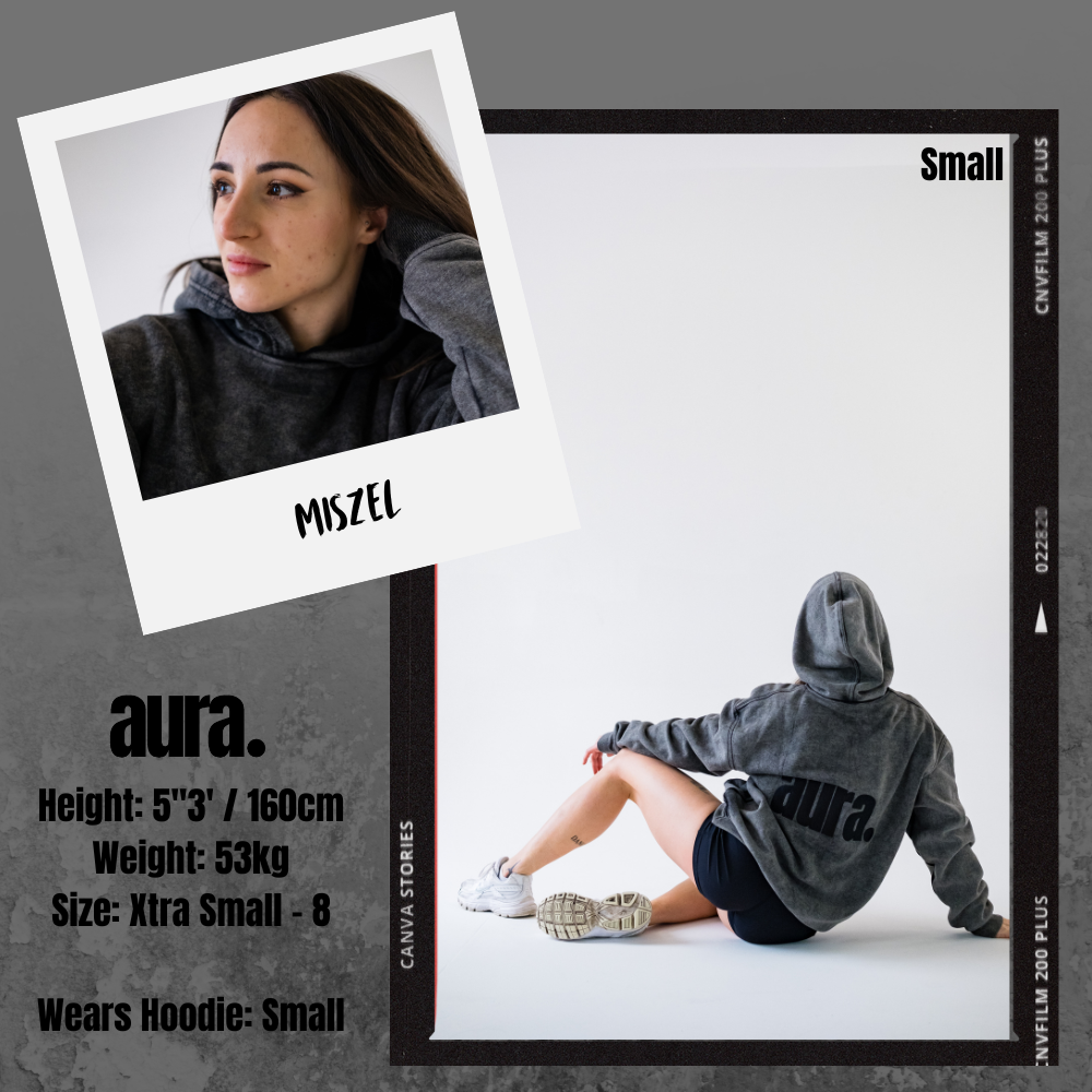 500 Edition Oversized Hoodie - Concrete Fade Back