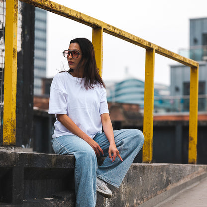 709 Square Frame - Grey & Pink