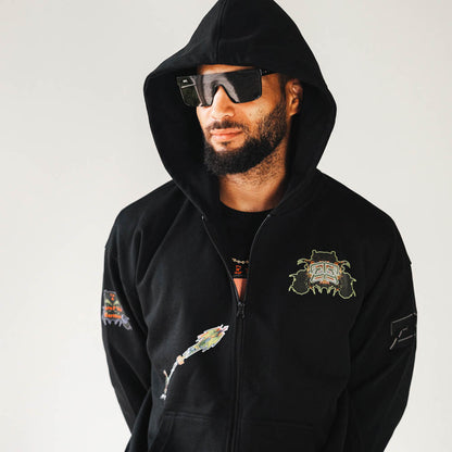 543 Square Frame - Black and Black