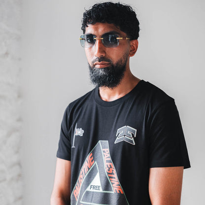 198 Rectangle Frame - Gold and Green