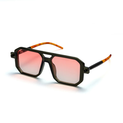 709 Square Frame - Grey & Pink