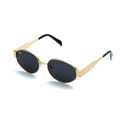602 Oval Frames - Gold & Black