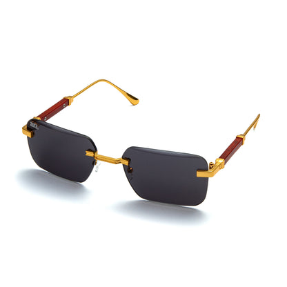 198 Rectangle Frame - Gold and Black