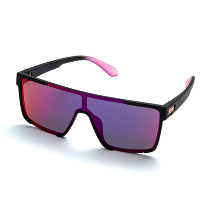 543 Square Frame - Black and Pink