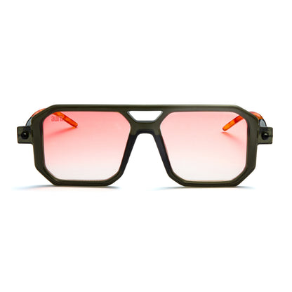 709 Square Frame - Grey & Pink