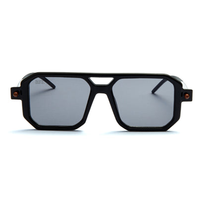 709 Square Frame - Black & Grey