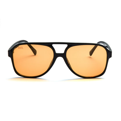 153 Aviator Frames - Black & Orange
