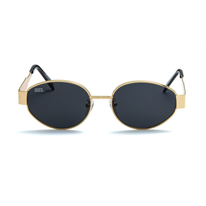 602 Oval Frames - Gold & Black