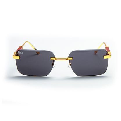 198 Rectangle Frame - Gold and Black