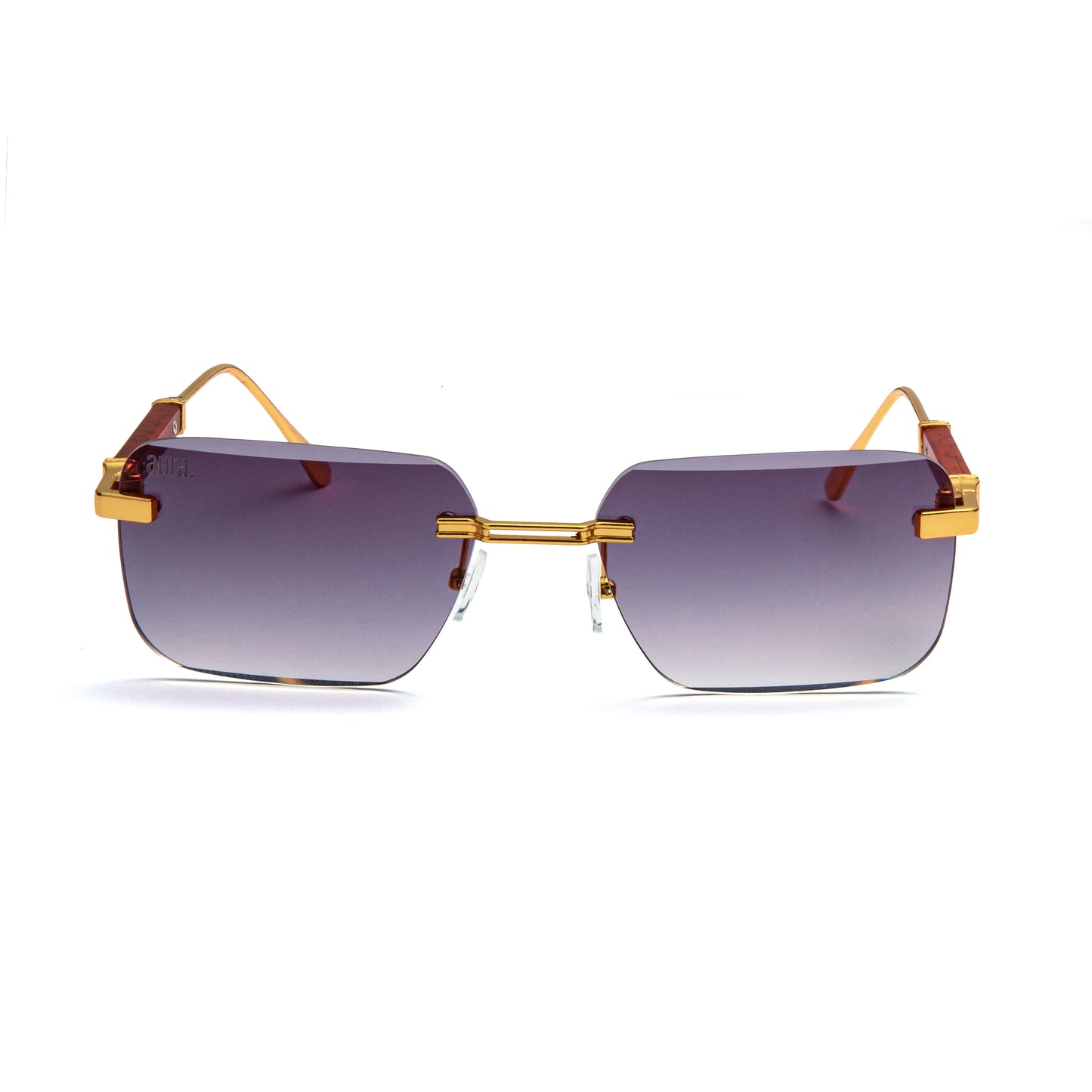 198 Rectangle Frame - Gold and Grey