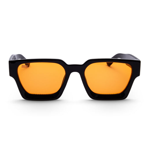 902 Square Frames - Black & Orange
