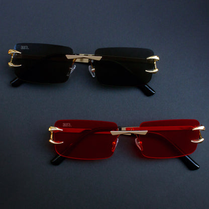 021 Rectangle Frame - Gold and Black