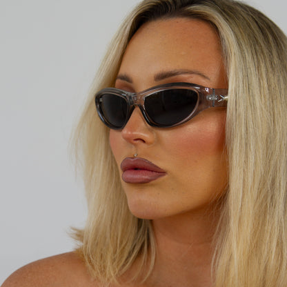 758 Wrap Around - Grey and Black