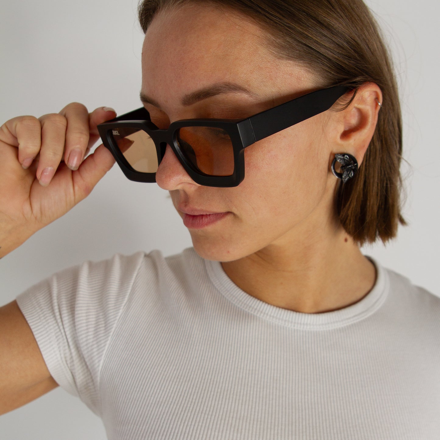 902 Square Frames - Matt Black & Brown