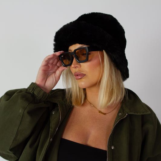 902 Square Frames - Matt Black & Brown