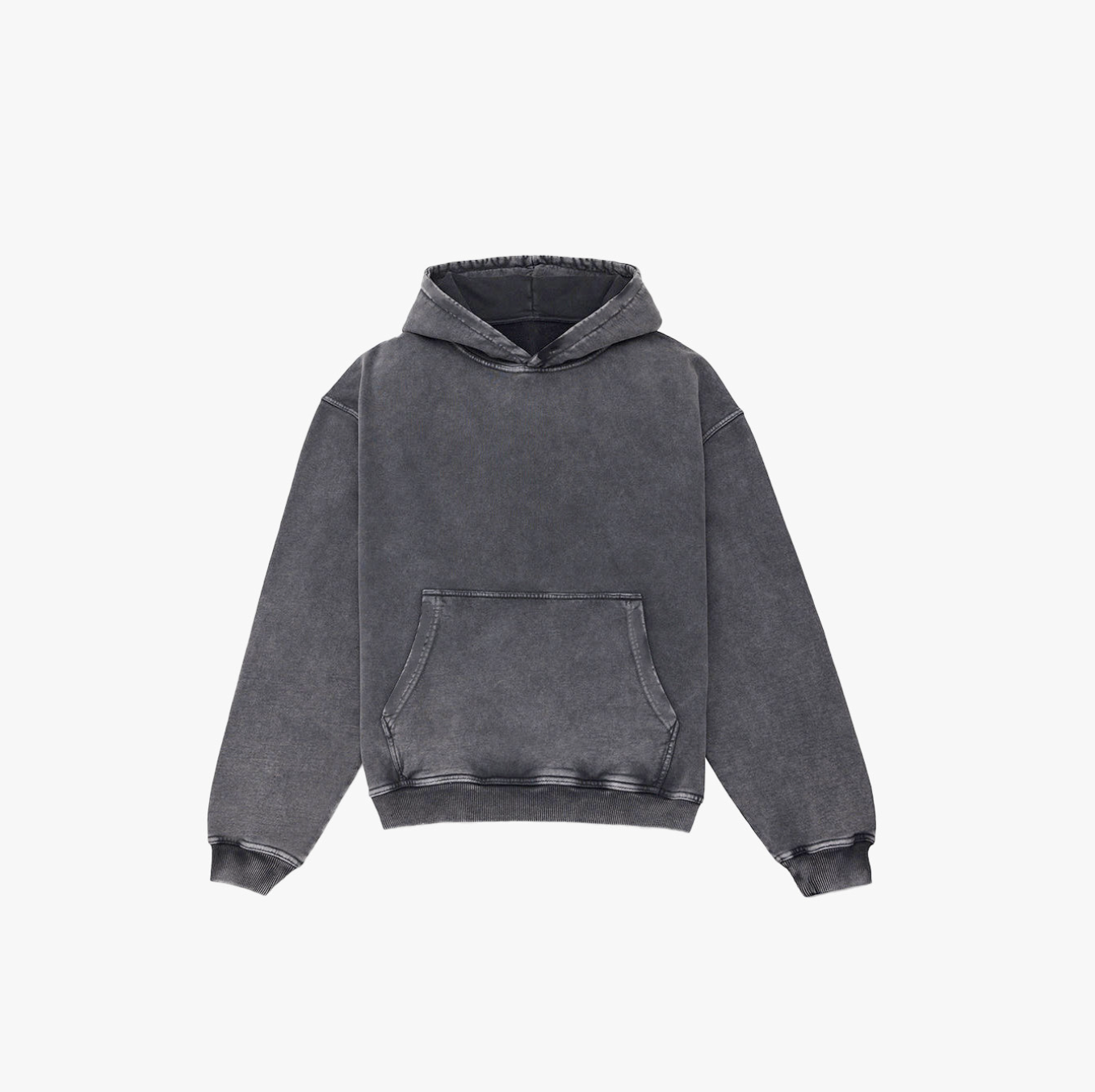 500 Edition Oversized Hoodie - Concrete Fade Back