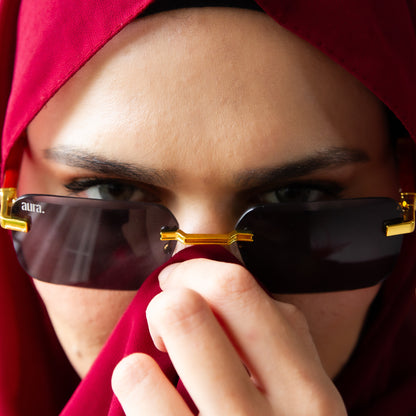 198 Rectangle Frame - Gold and Black