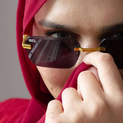 198 Rectangle Frame - Gold and Black