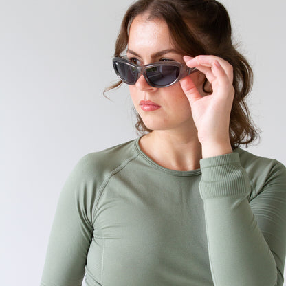 758 Wrap Around - Grey and Black