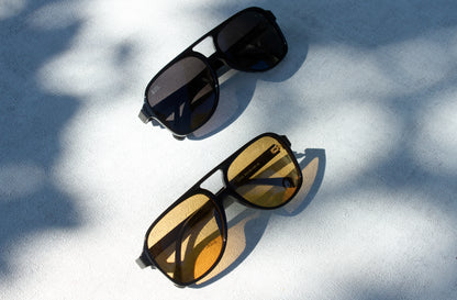 153 Aviator Frames - Black & Orange