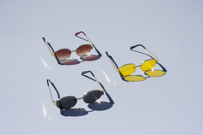 602 Oval Frames - Gold & Yellow