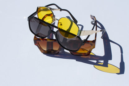 602 Oval Frames - Gold & Yellow