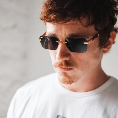 198 Rectangle Frame - Gold and Black