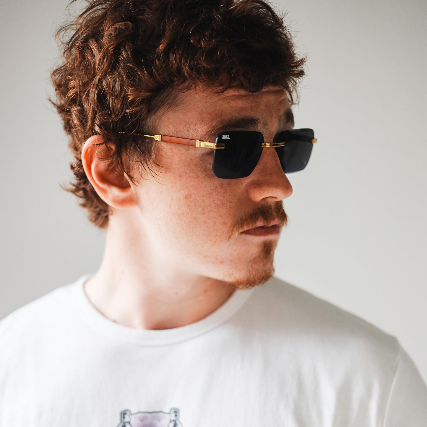 198 Rectangle Frame - Gold and Black