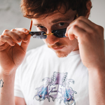 198 Rectangle Frame - Gold and Black