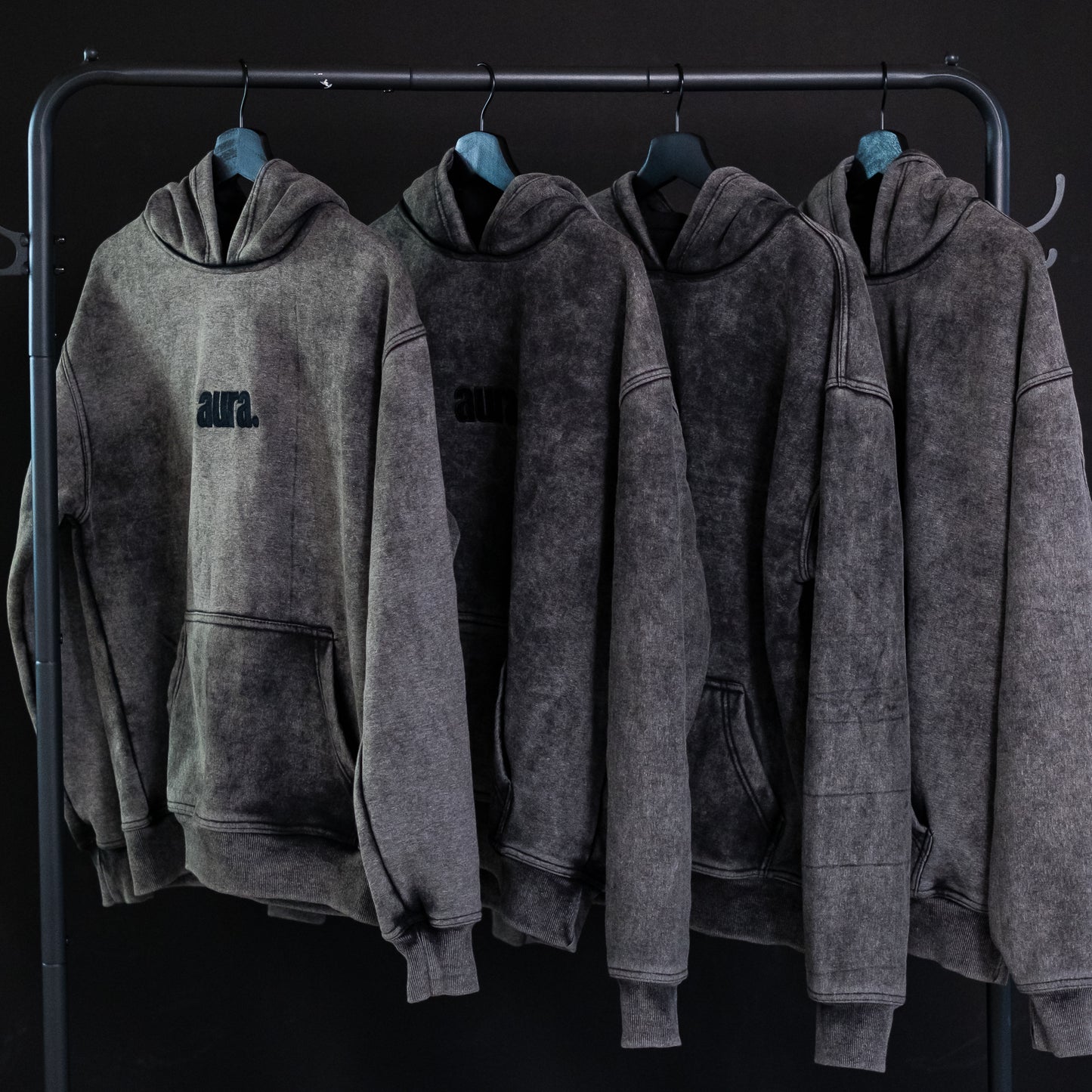 500 Edition Oversized Hoodie - Concrete Fade