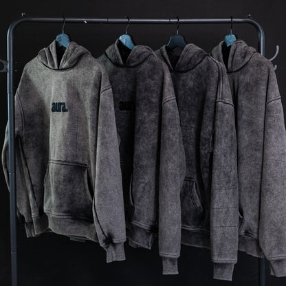 500 Edition Oversized Hoodie - Concrete Fade