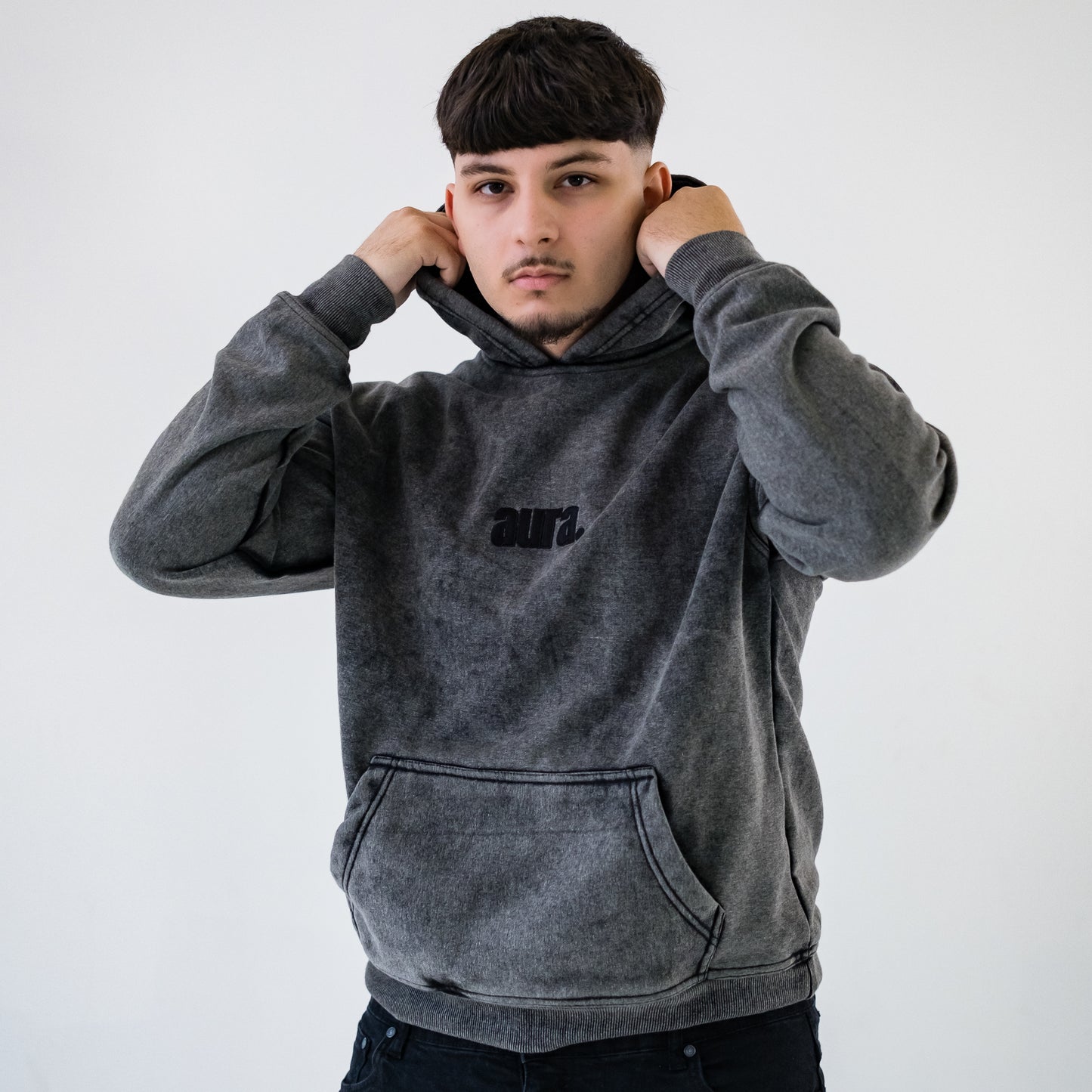 500 Edition Oversized Hoodie - Concrete Fade