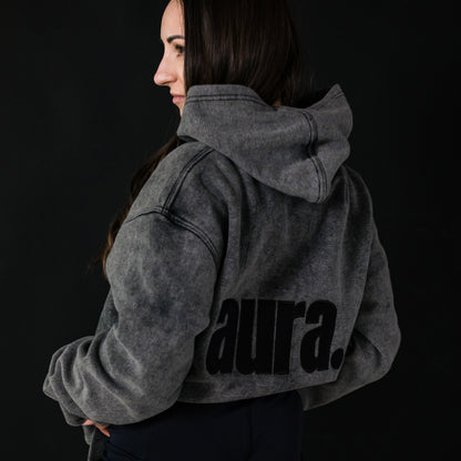 500 Edition Oversized Hoodie - Concrete Fade Back