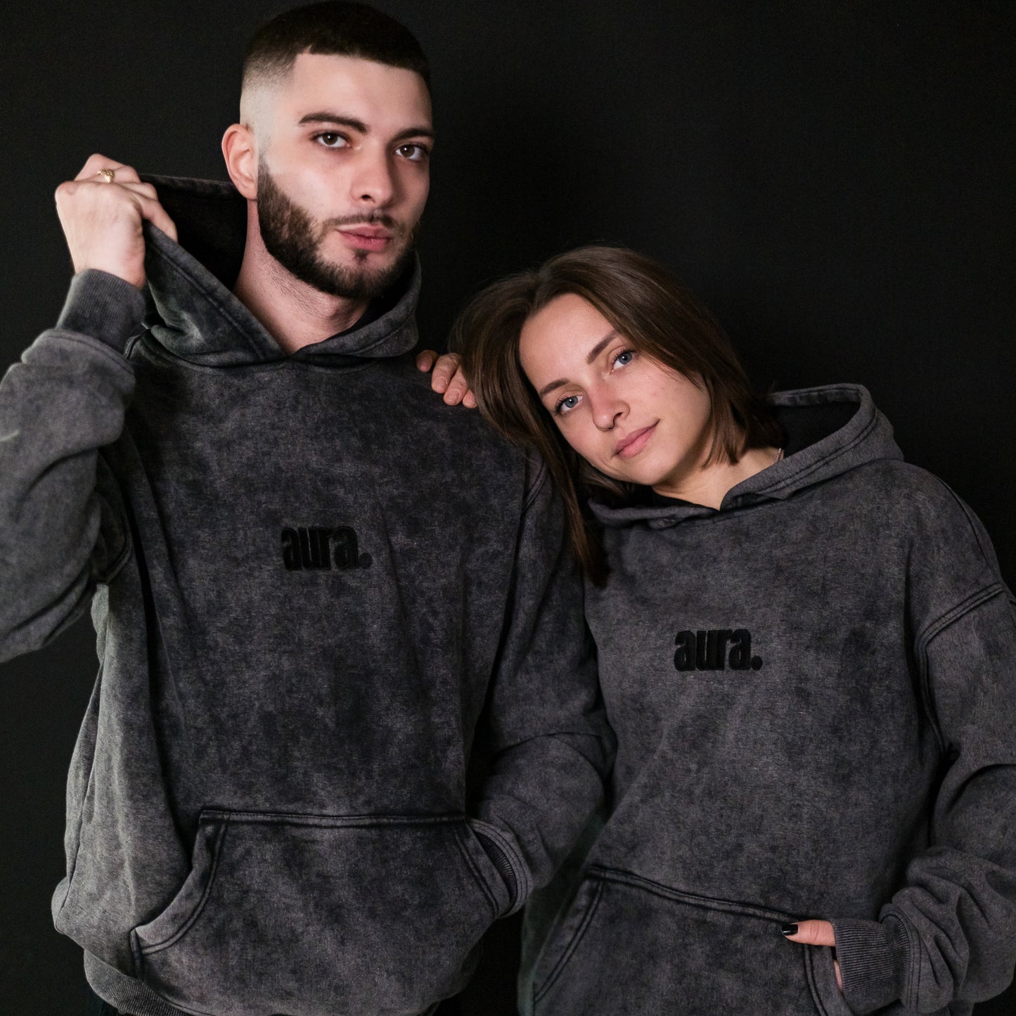 500 Edition Oversized Hoodie - Concrete Fade