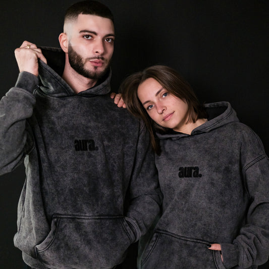 500 Edition Oversized Hoodie - Concrete Fade