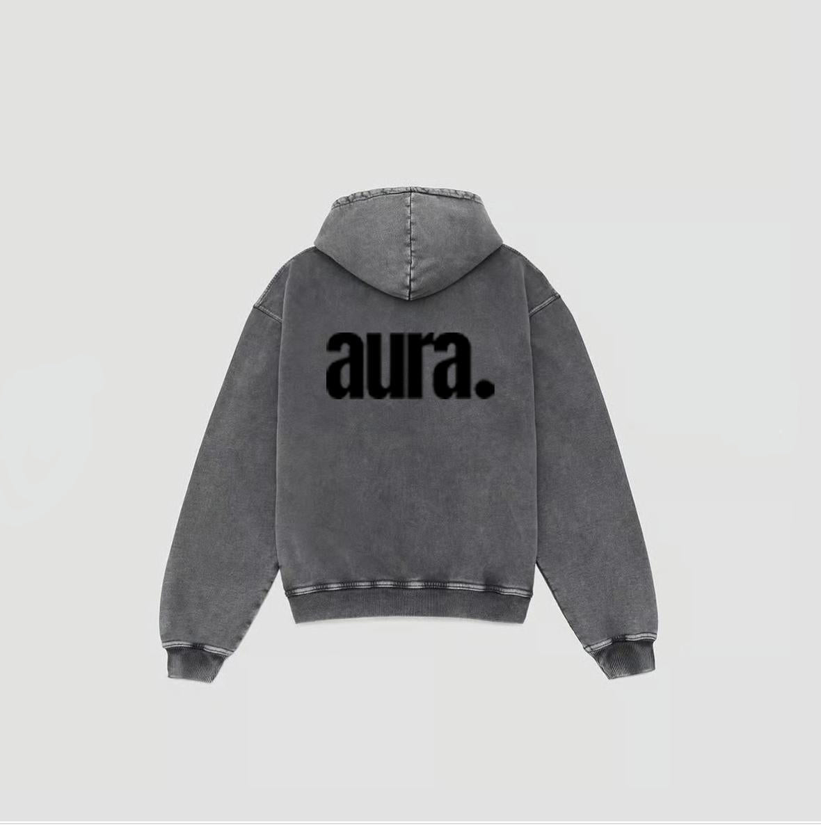 500 Edition Oversized Hoodie - Concrete Fade Back