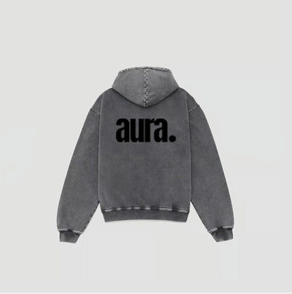 500 Edition Oversized Hoodie - Concrete Fade Back